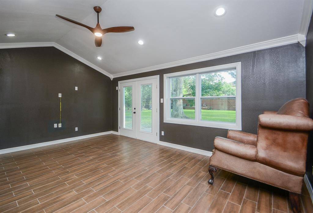 French doors to the patio