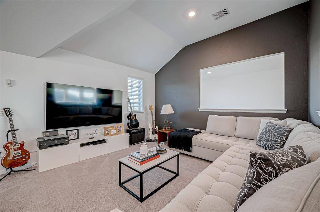 The game room on the second floor.