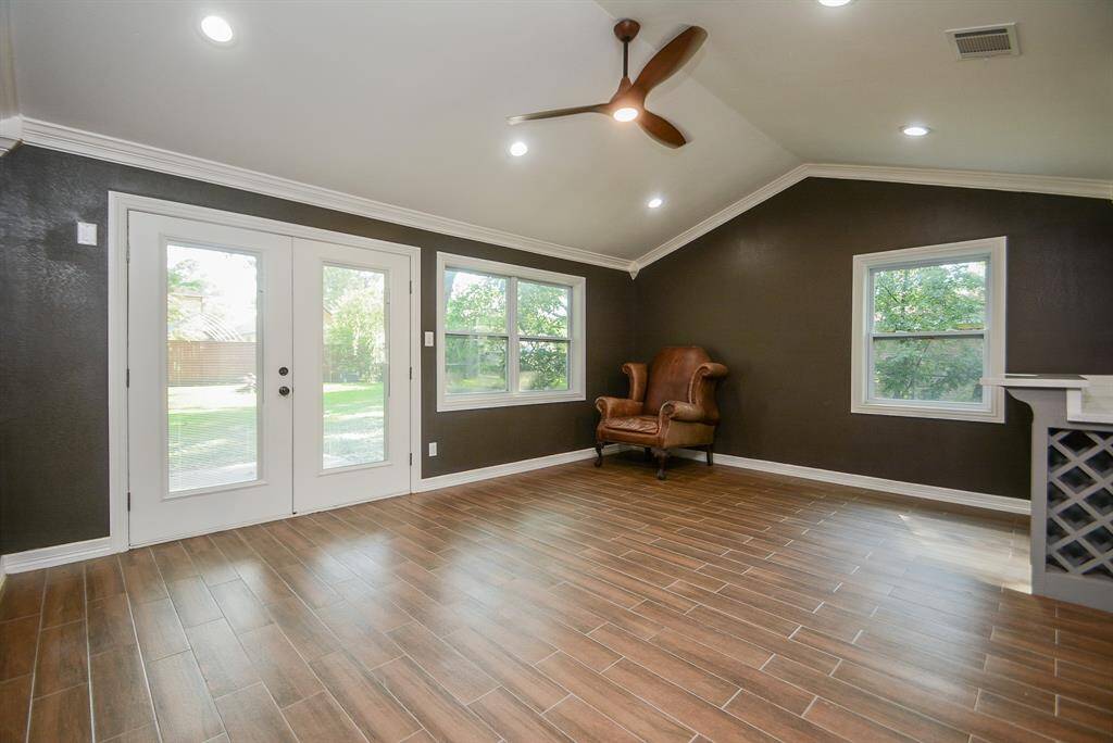 Vaulted ceilings