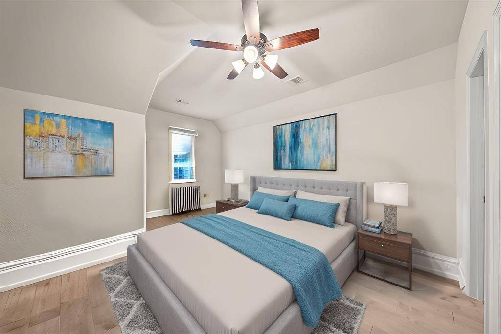 Secondary bedroom (virtually staged)