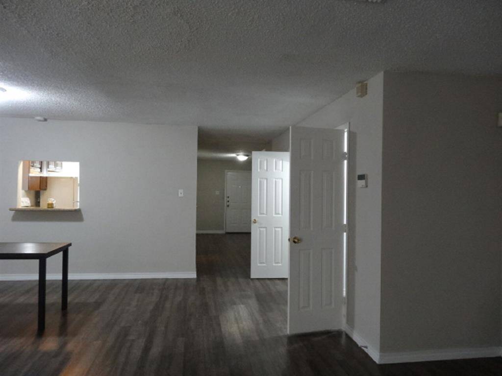 Glimpse of Large Downstairs Closets to the Right