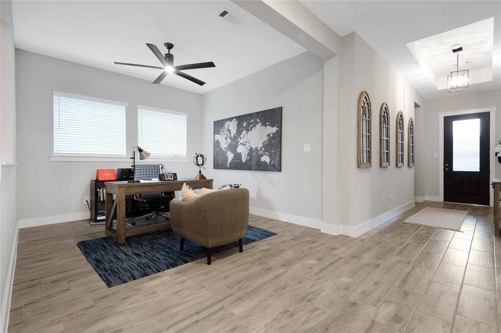 This bonus room is currently being used as a study but also could be a formal dining space, play room, or even a craft room.   Let your imagination run wild.
