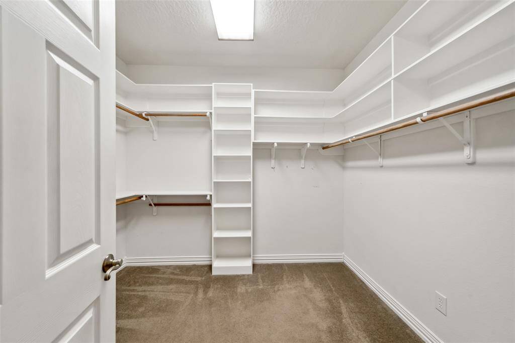 Primary closet