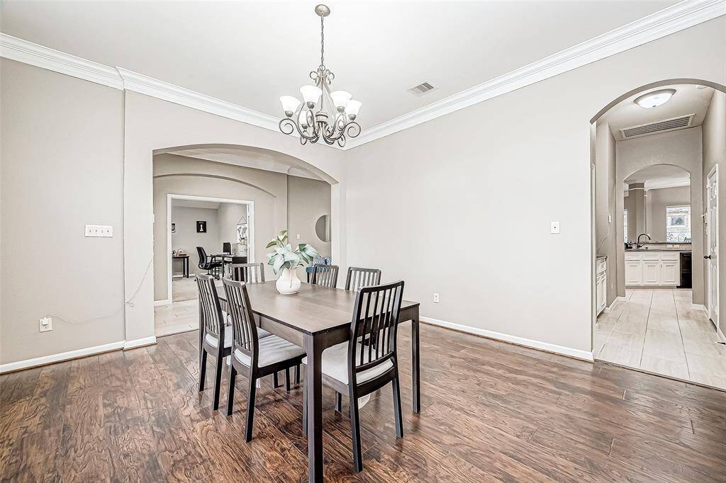 Butlers Pantry attached with hall to kitchen.
