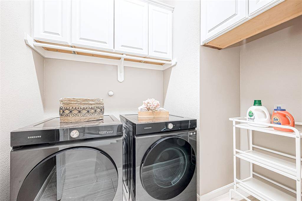 Large Laundry with room for fridge.