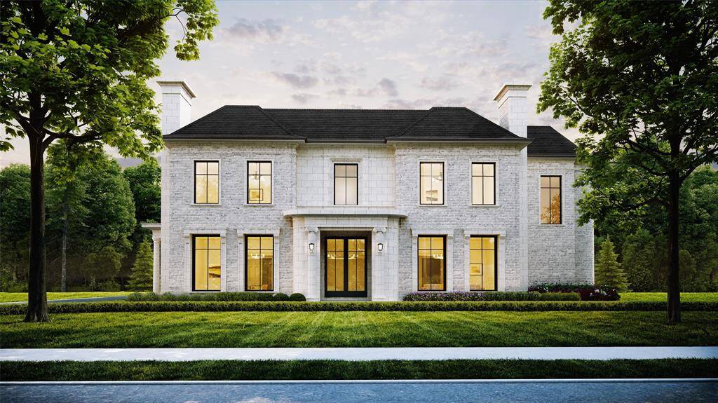 Another Rendering of a Layne Kelly Homes and J.D. Bartell Design residence in River Oaks.