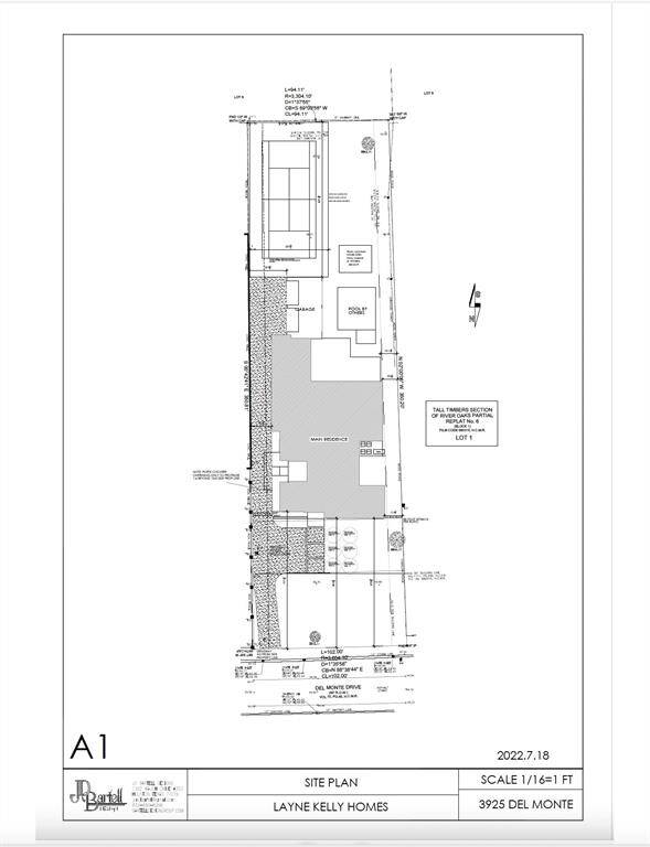 SITE PLAN by J.D.Bartell Design.