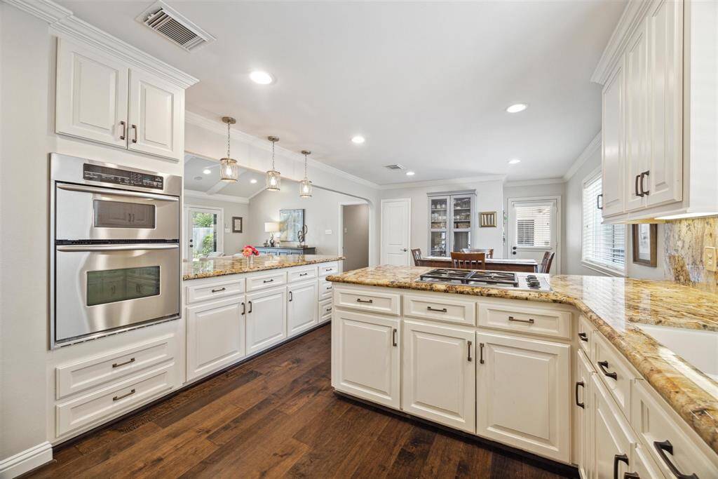Formal dining room off of entry