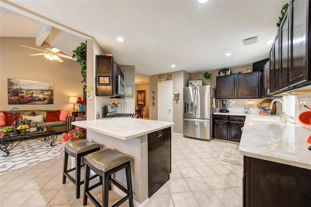 Large open kitchen