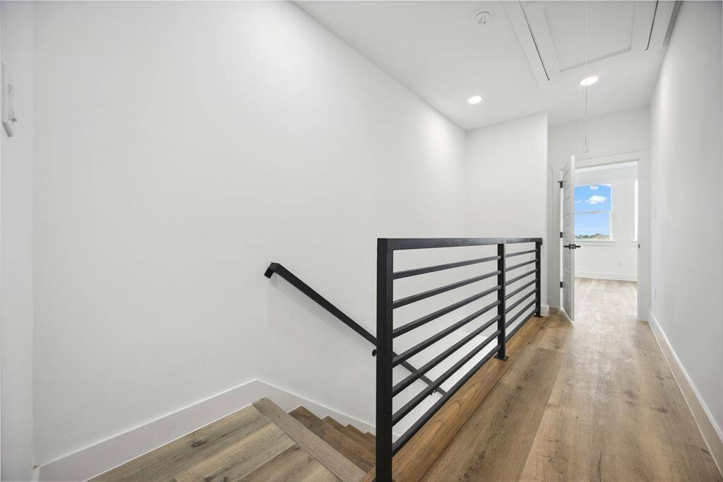 Welcome to the third floor! Here you will find the primary bedroom and bathroom PLUS an additional bedroom and bathroom.