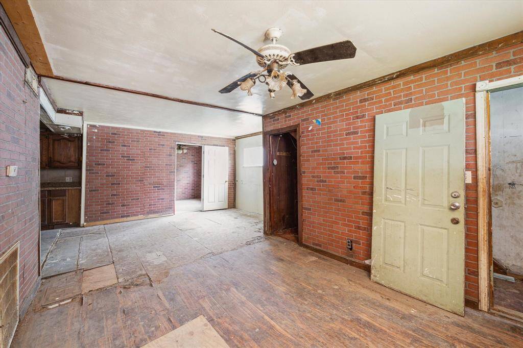 Main living area of downstairs space