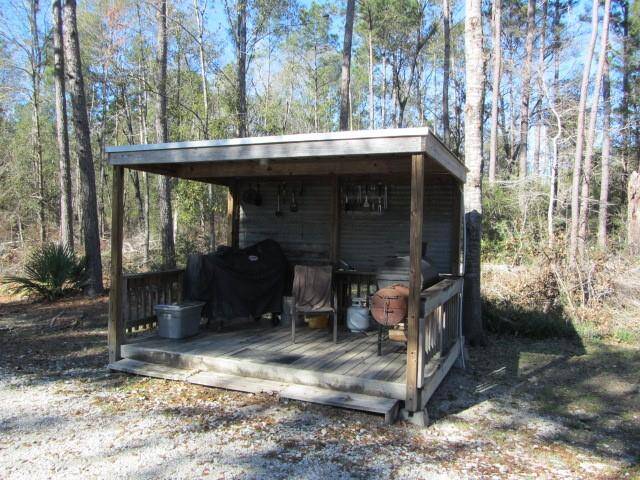Outside cooking area