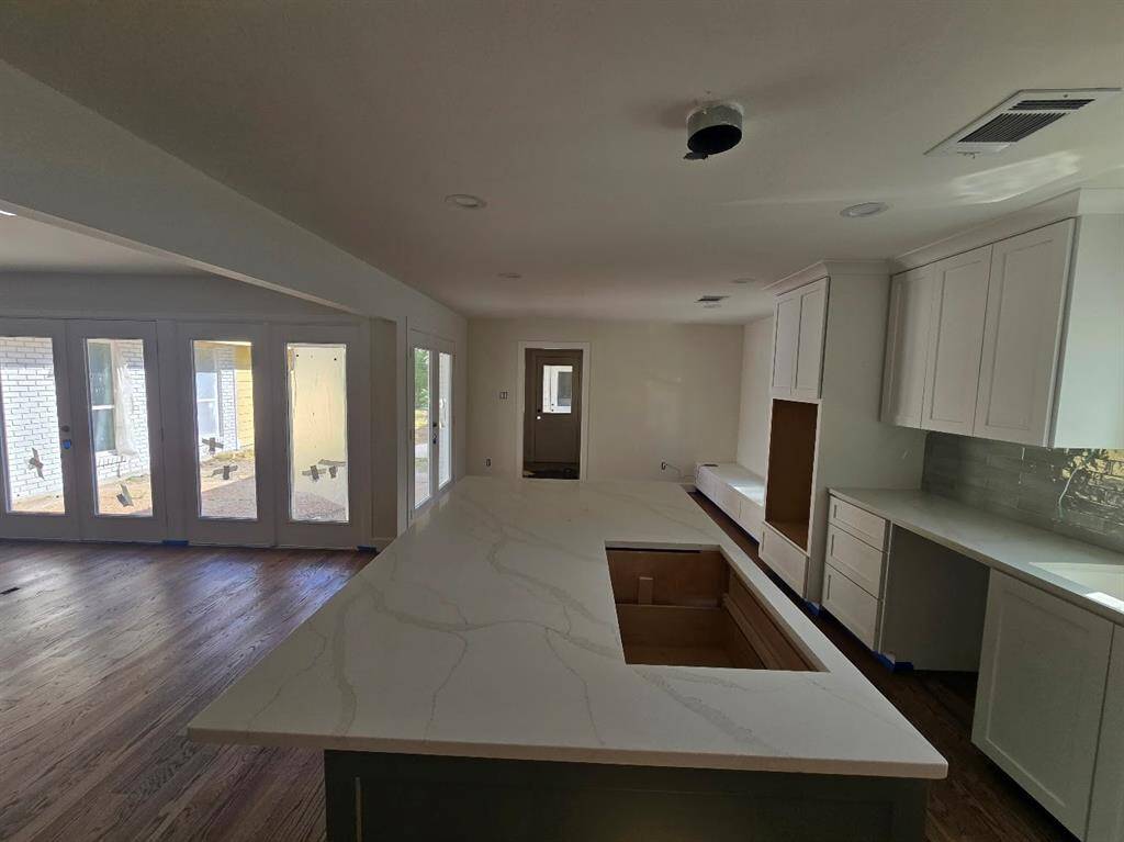 Kitchen looking South