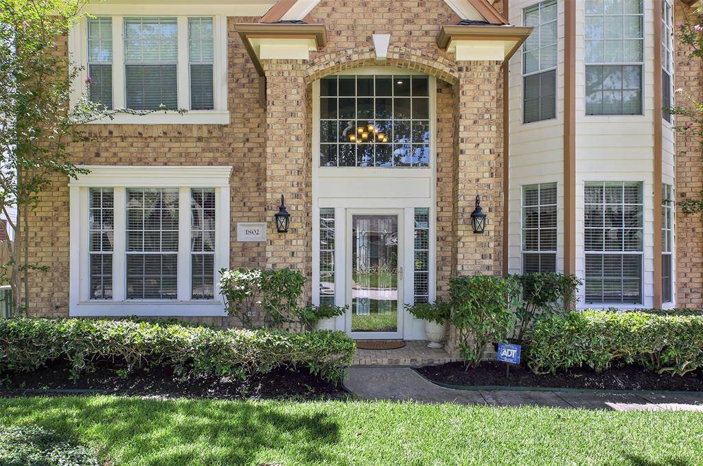 Leaded Glass Door and Storm Door