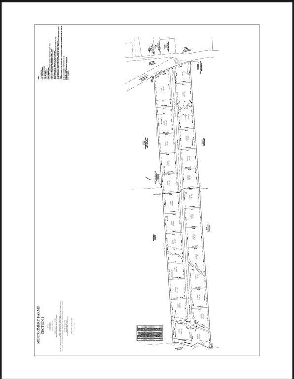 Montgomery Farms Lot Plat