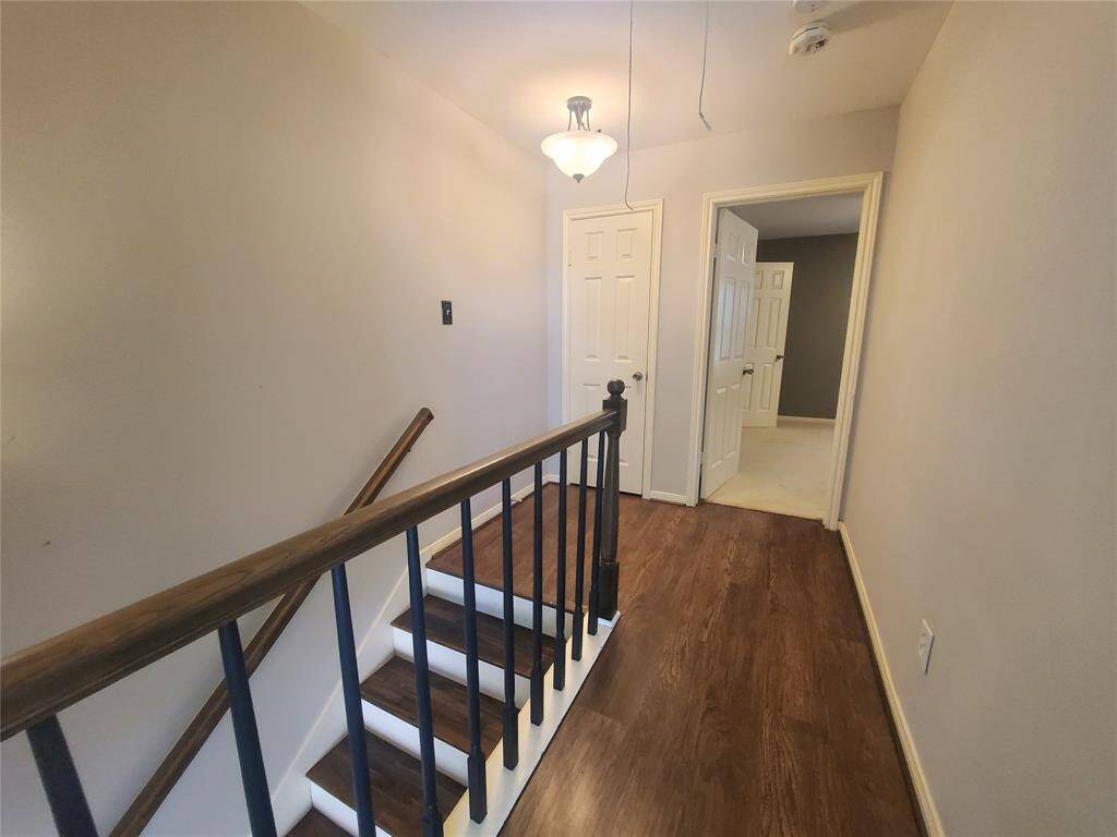 Both bedrooms are upstairs