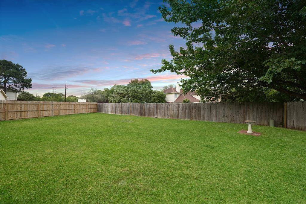 Huge backyard