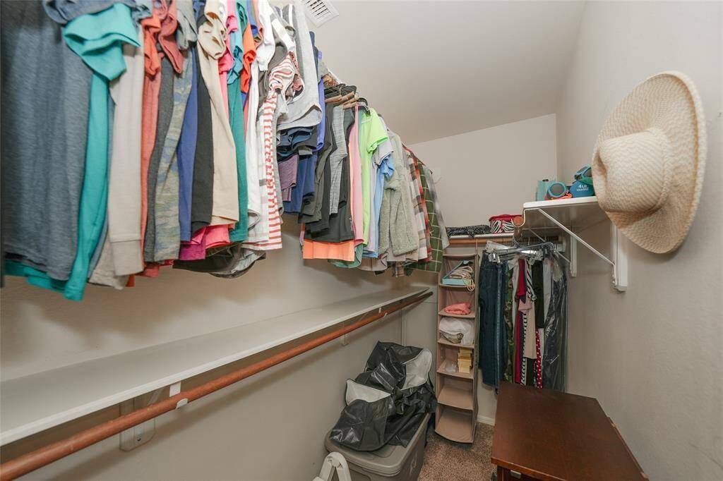 Primary closet