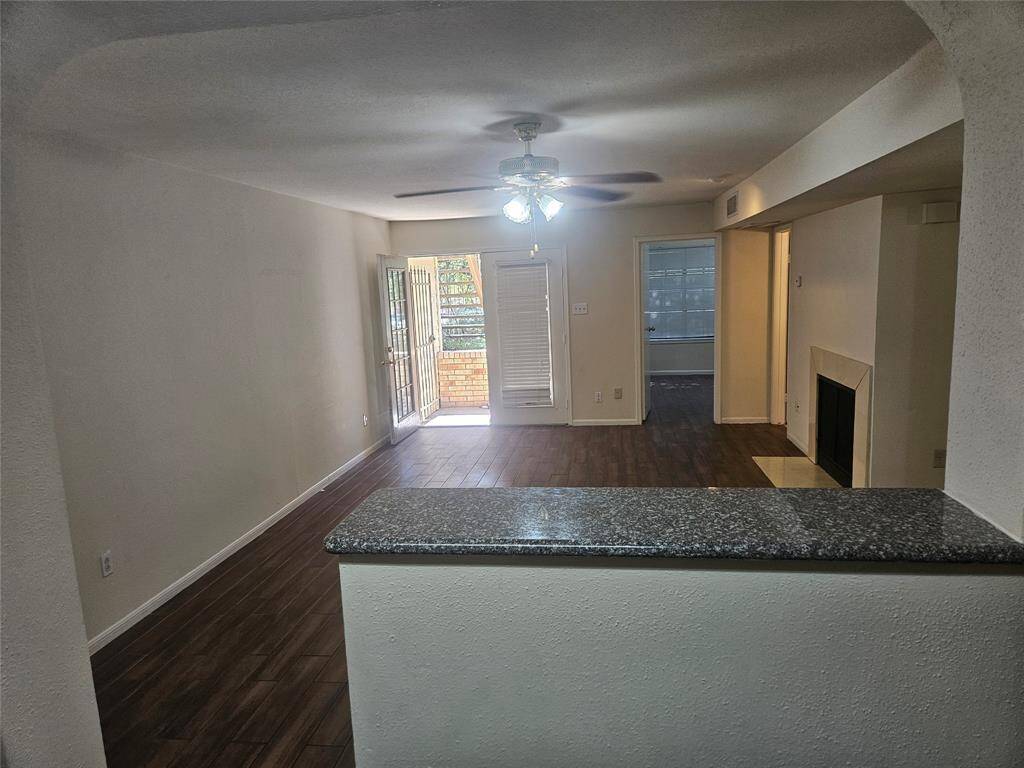 kitchen towards living area/ front door