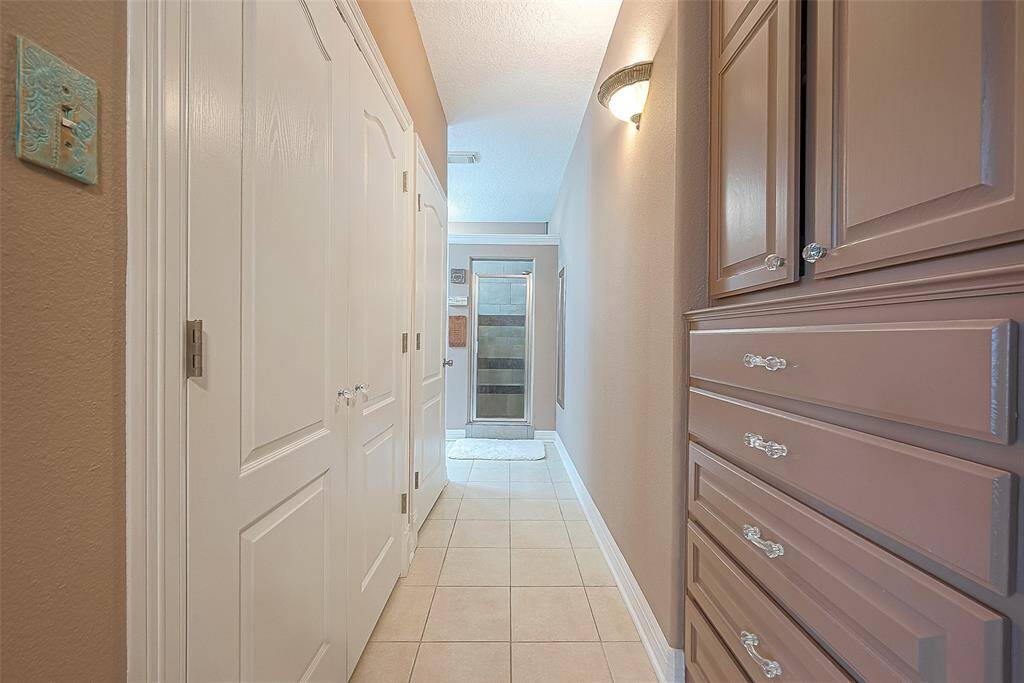 Built-in dresser in Primary Bath