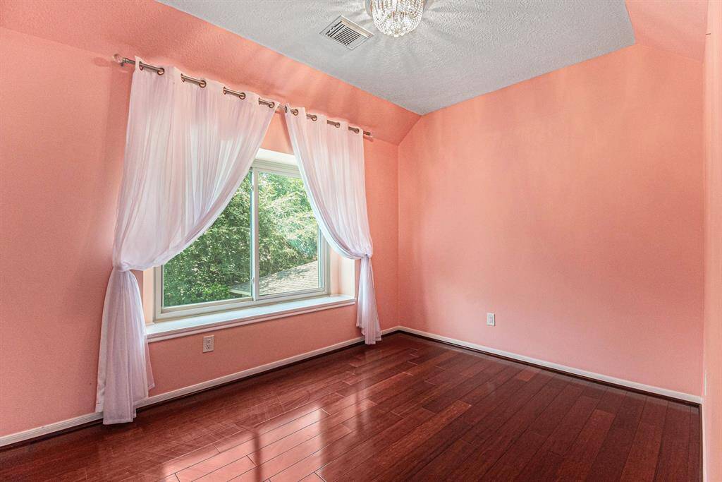 The large Primary Suite is located upstairs and offers a quiet retreat for homeowner's. The room offers plenty of space for a sitting area.