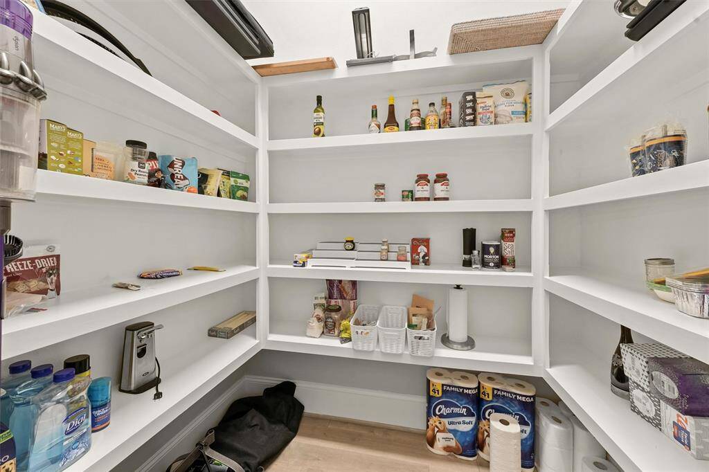 Did someone order a supersized pantry? A motion activated light switch ensures you never forget to turn the light off!