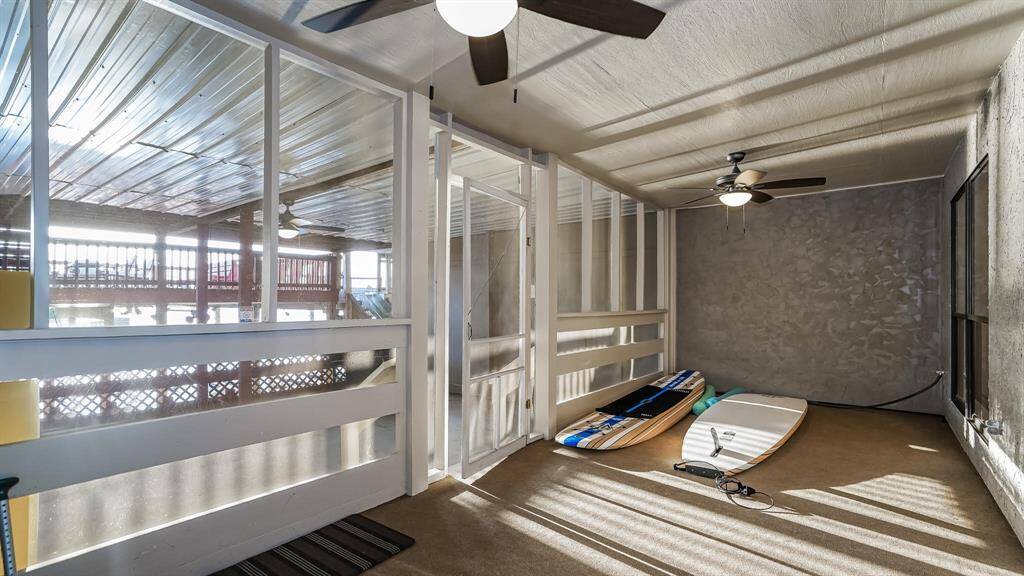 There is an enclosed storage area where you can store all your favorite water toys!