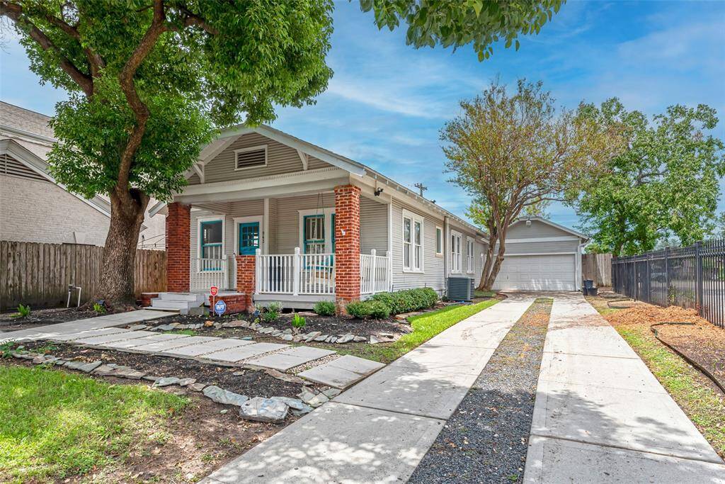 Double wide driveway with 2-car garage space.