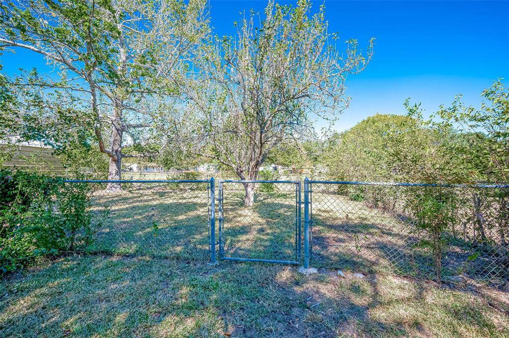 Separate fenced section