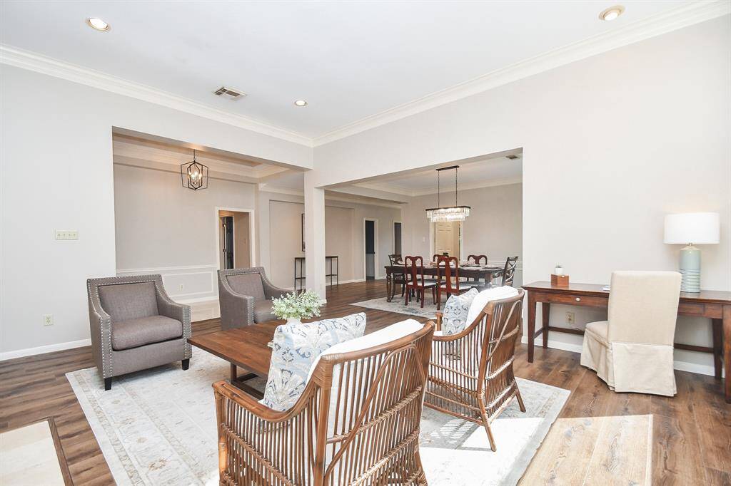 Open concept living allows for easy entertaining