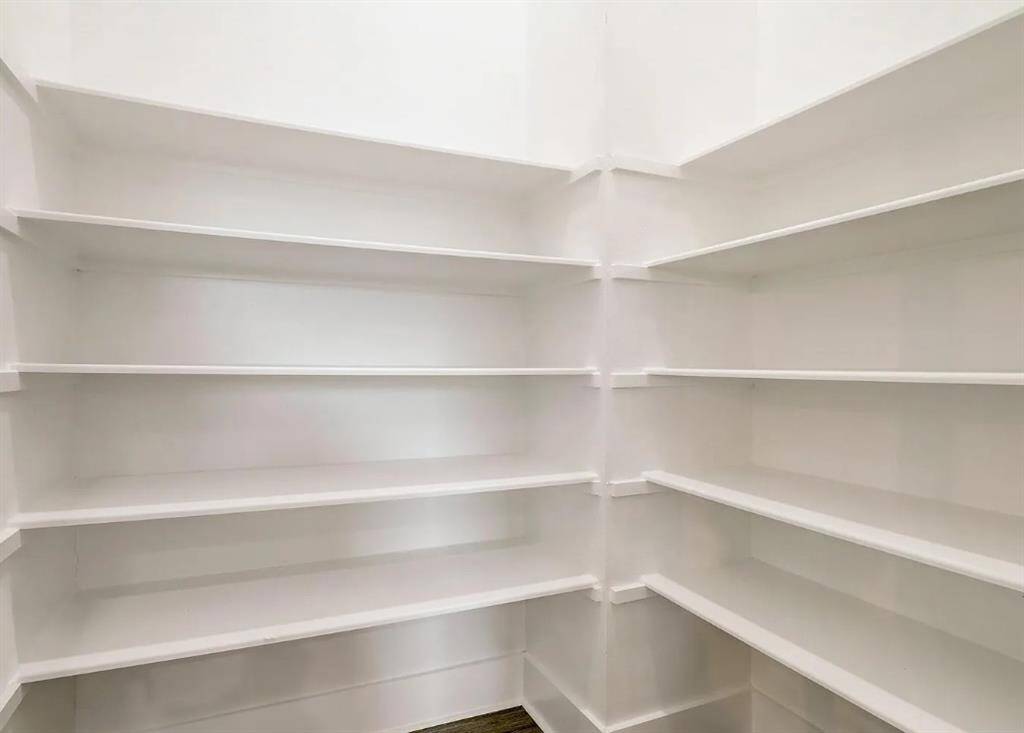 Large, walk-in pantry