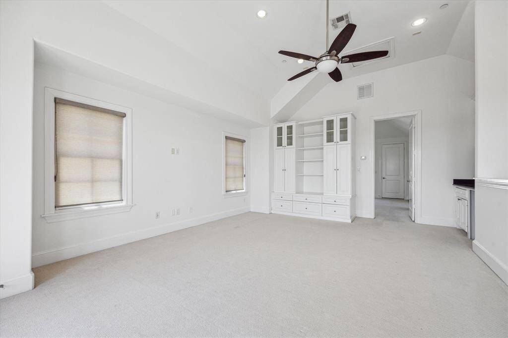 4th floor gameroom / tv-entertainment / exercise / or living room off of 4th floor bedroom. 4th floor is perfect for a guest suite bedroom with elevator access, en suite bath and adjacent living area. Fabulous space for elderly parents or guests.