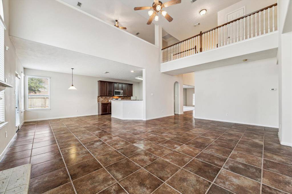 Beautiful catwalk. With a very open floor plan.