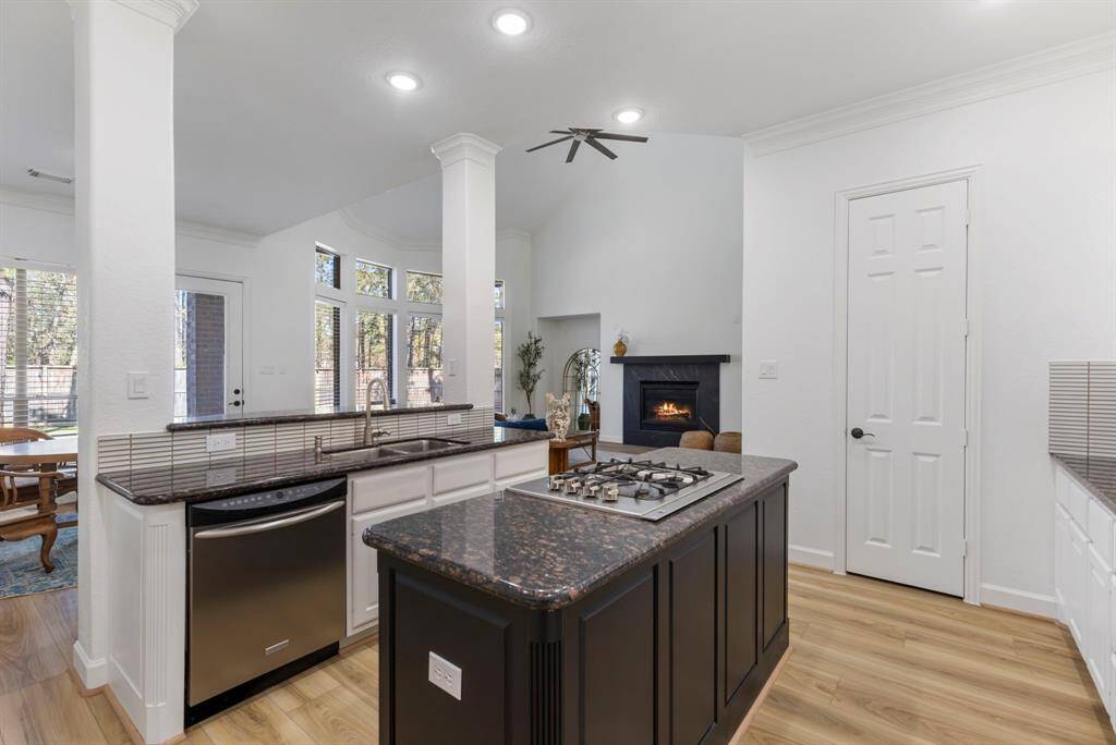 Modern appliances, and open-concept flow to the cozy living space
