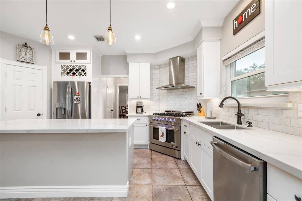 The Office is the perfect place to work from home, with French doors that close it off for privacy