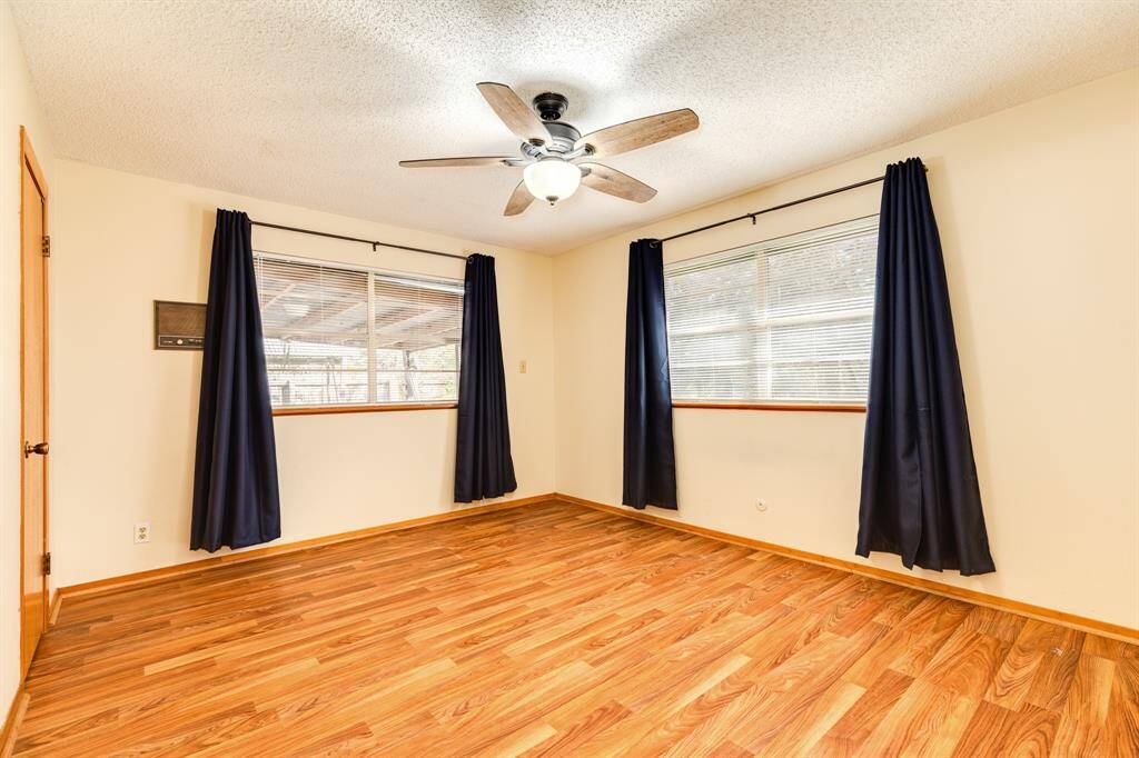 bedroom 2 showing corner windows