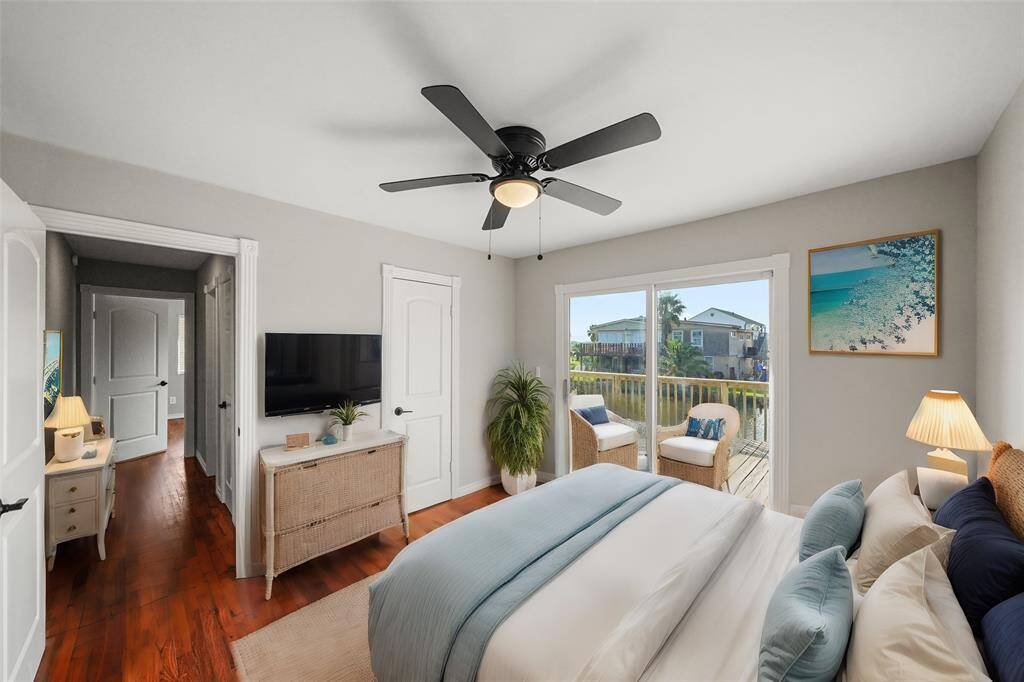 Bedroom 1 - view 2 - virtually staged