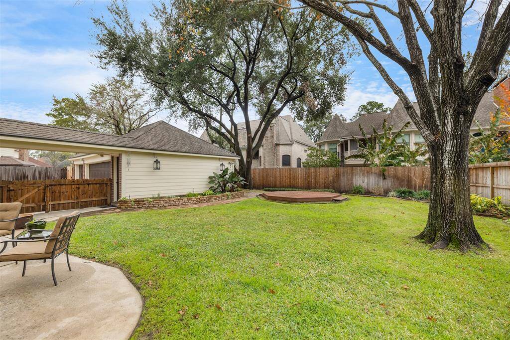 You'll be able to enjoy plenty of green space in the backyard
