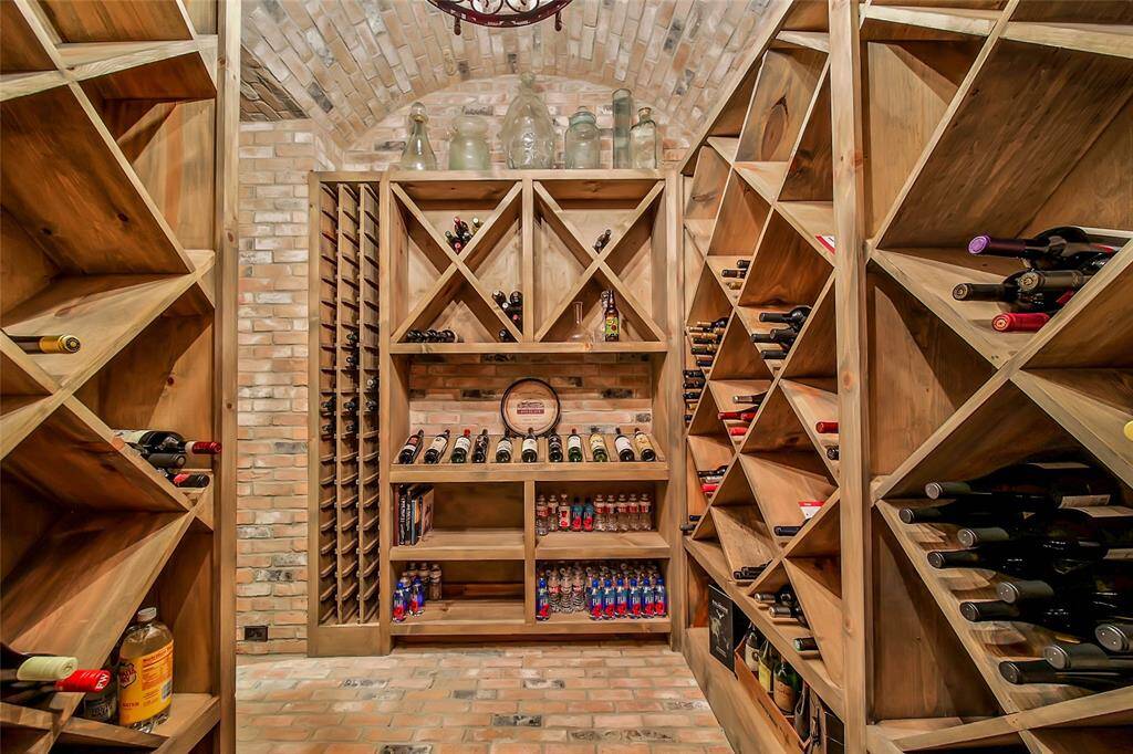 Spacious temperature controlled wine room perfect for hosting friends and family.