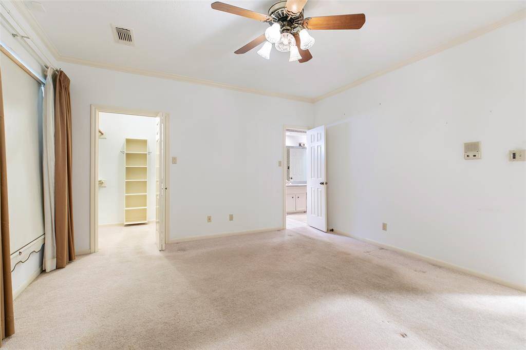 Ceiling Fan in Master Bedroom