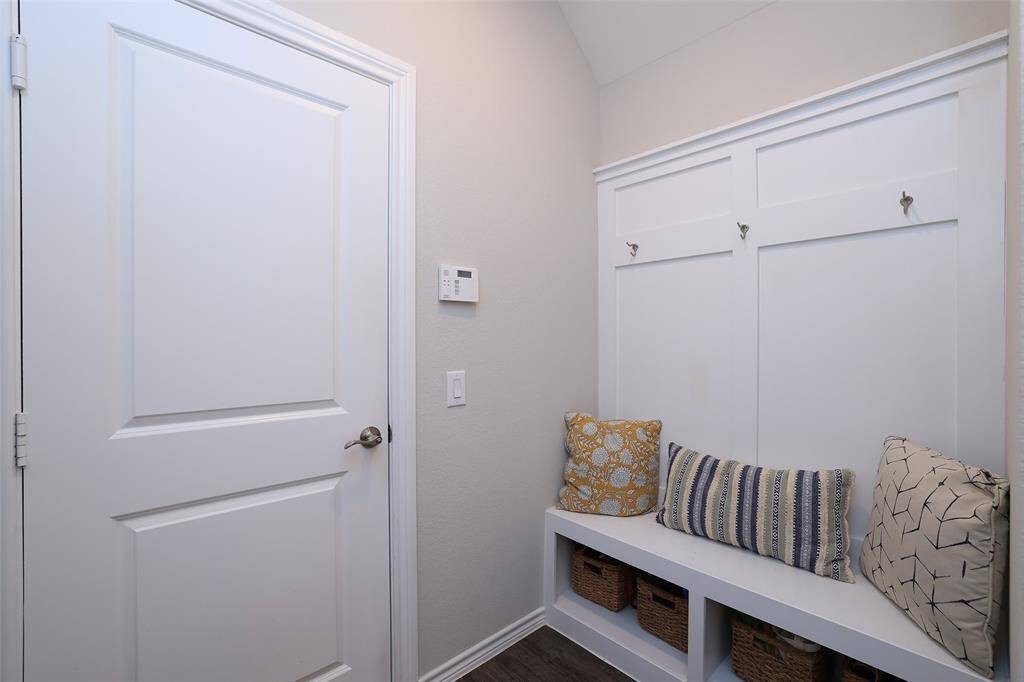 And who doesn't love a mud room! Enter from the garage and there it is. Great for keeping track of everything.