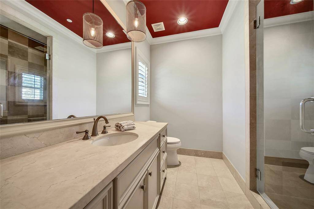Generously sized secondary bedroom upstairs with ensuite bathroom.