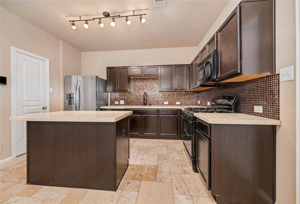 Kitchen and living room