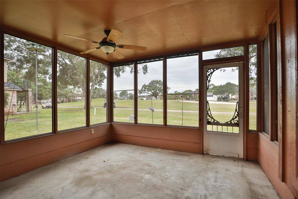 Screened In Porch located on Back of Home