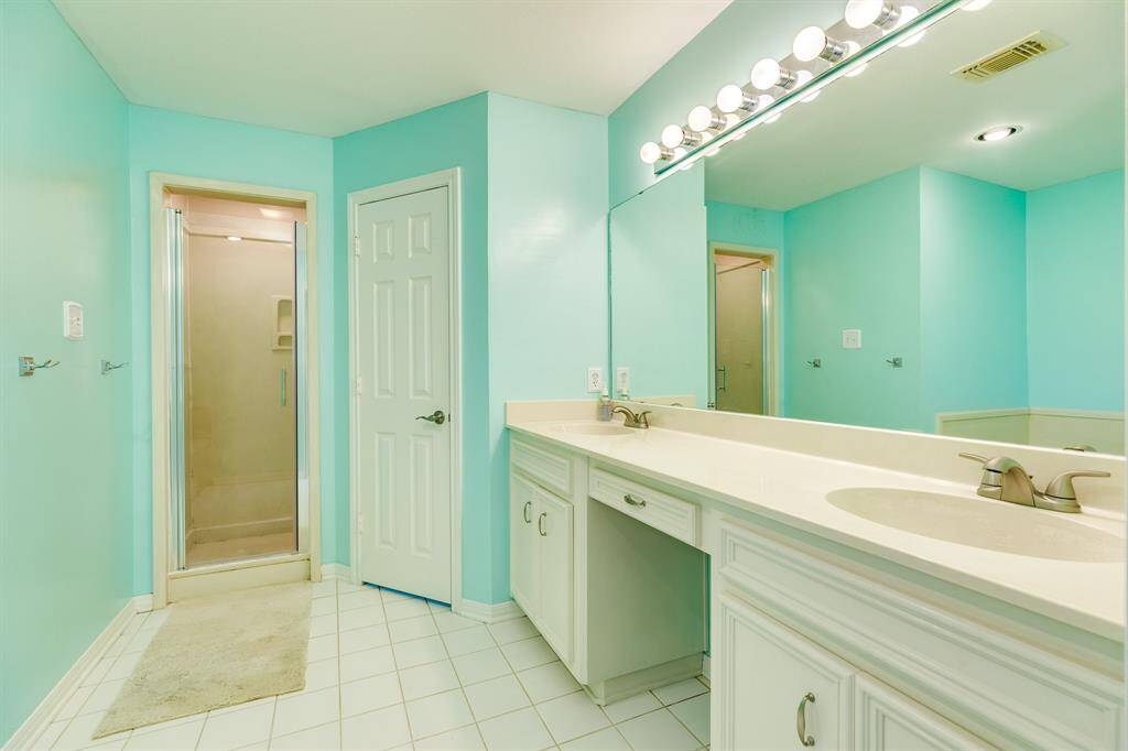 Freshly Painted Primary Bath