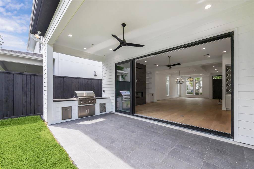 Back yard with room for a pool.