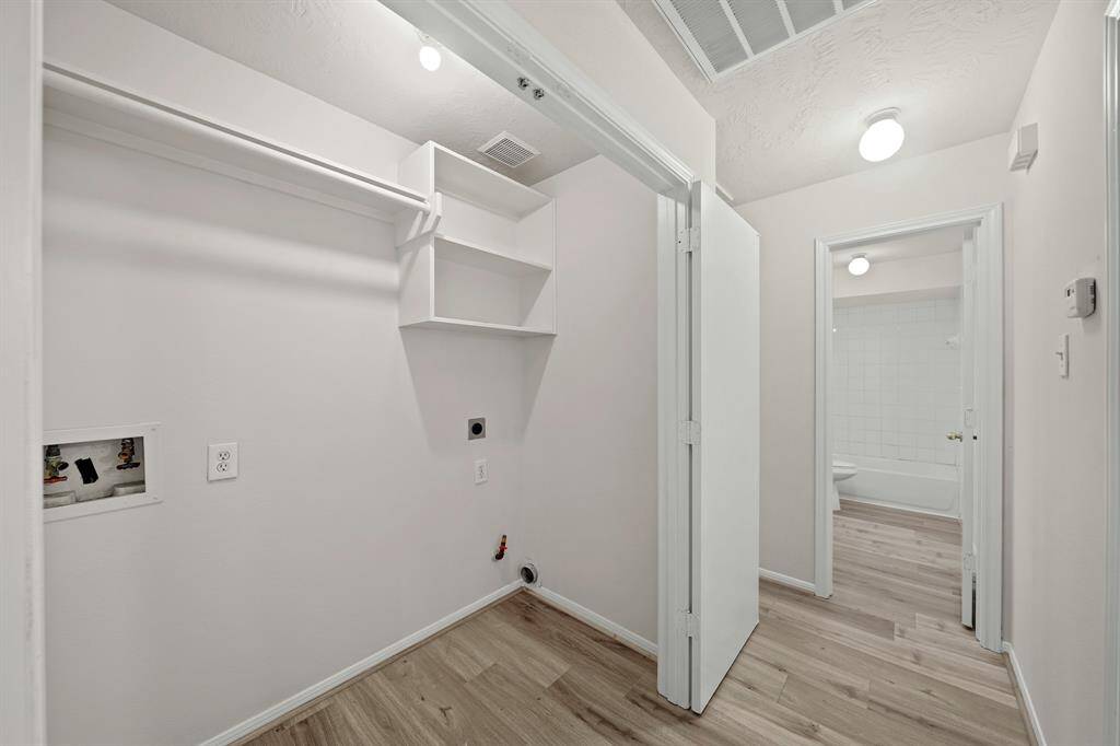 Laundry area