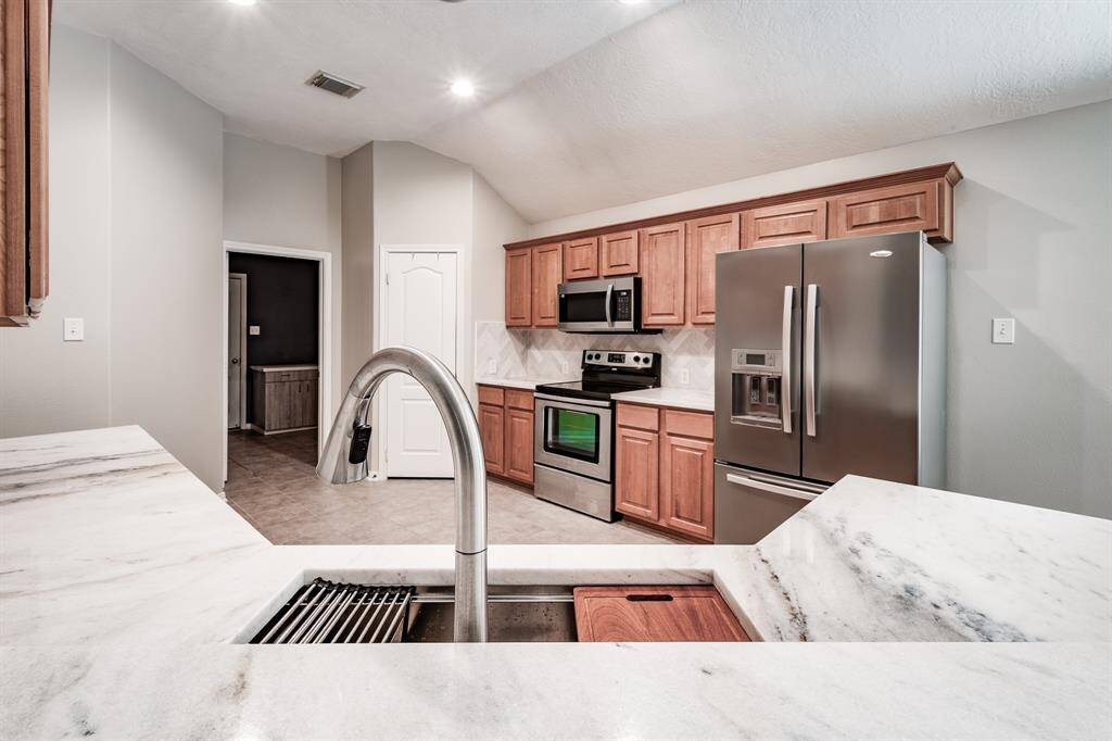 Lots of workspace for meal prep
