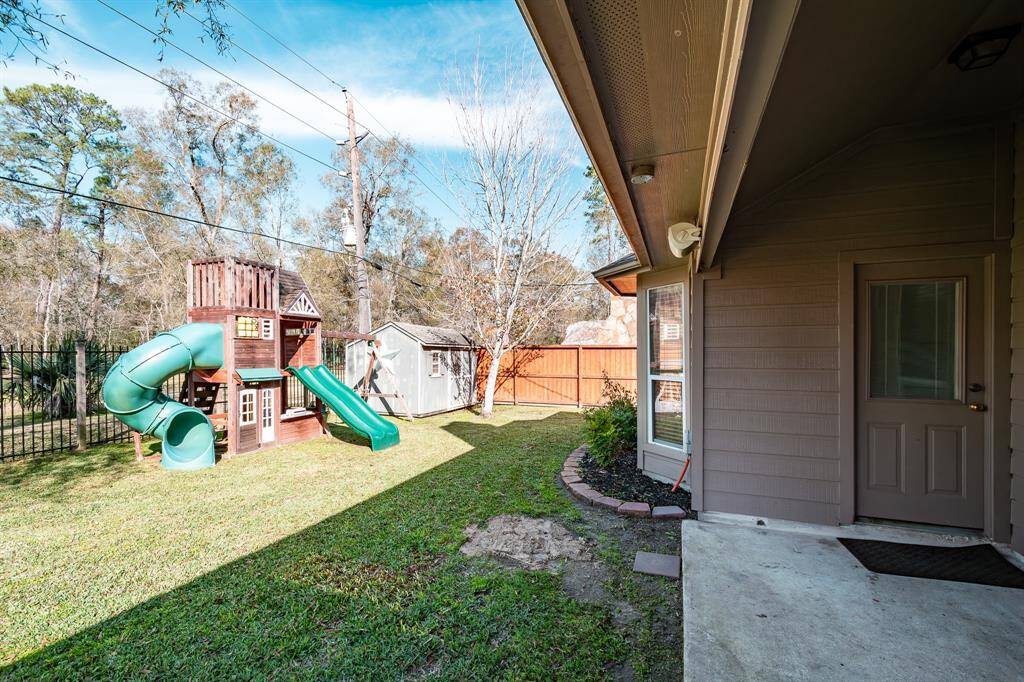 Playground and storage unit