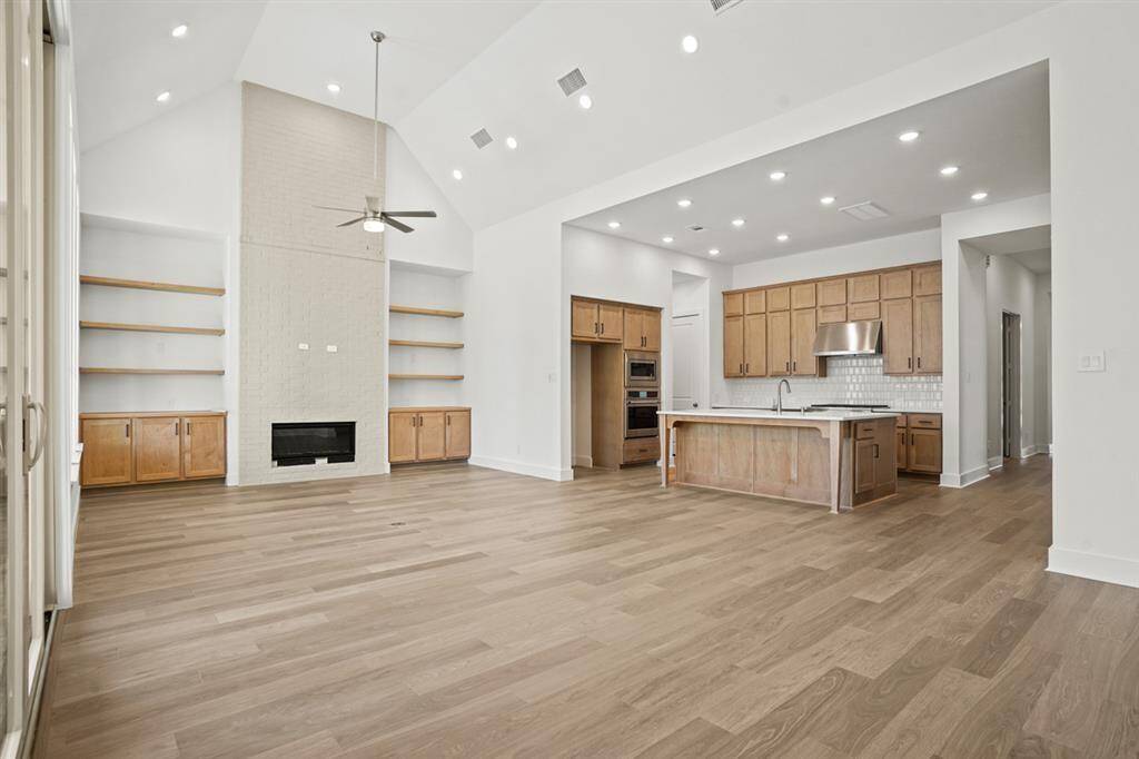 Living Room and Kitchen